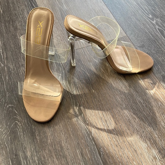 X2B Shoes 425 Clearnude Heels Poshmark
